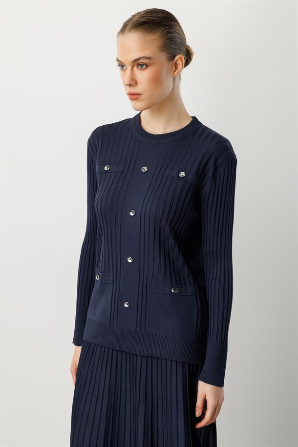 Ribana Detaylı Triko Takım-LACI