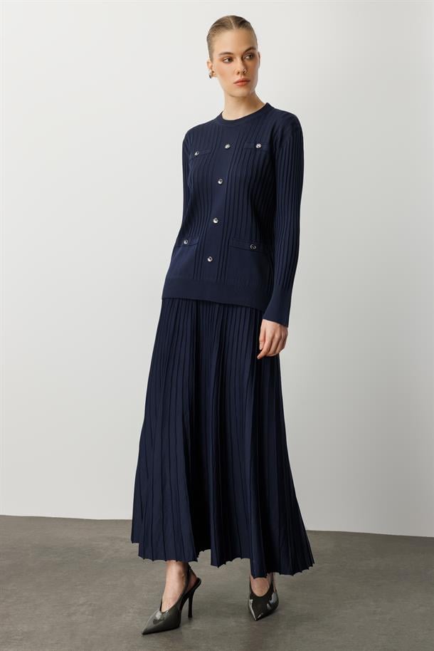 Ribana Detaylı Triko Takım-LACI