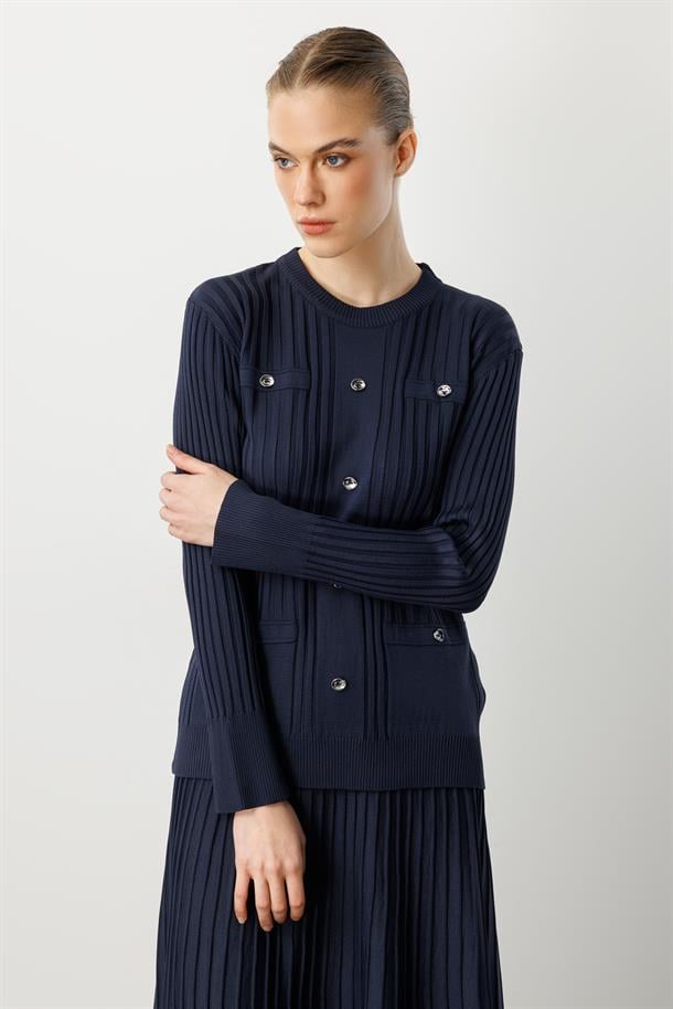 Ribana Detaylı Triko Takım-LACI