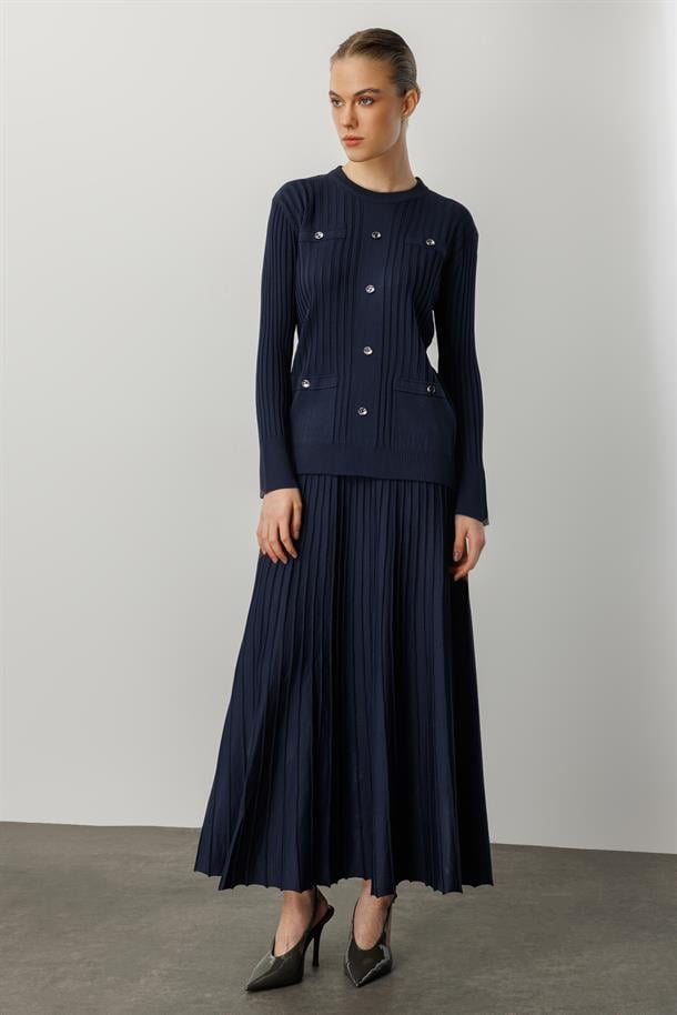 Ribana Detaylı Triko Takım-LACI