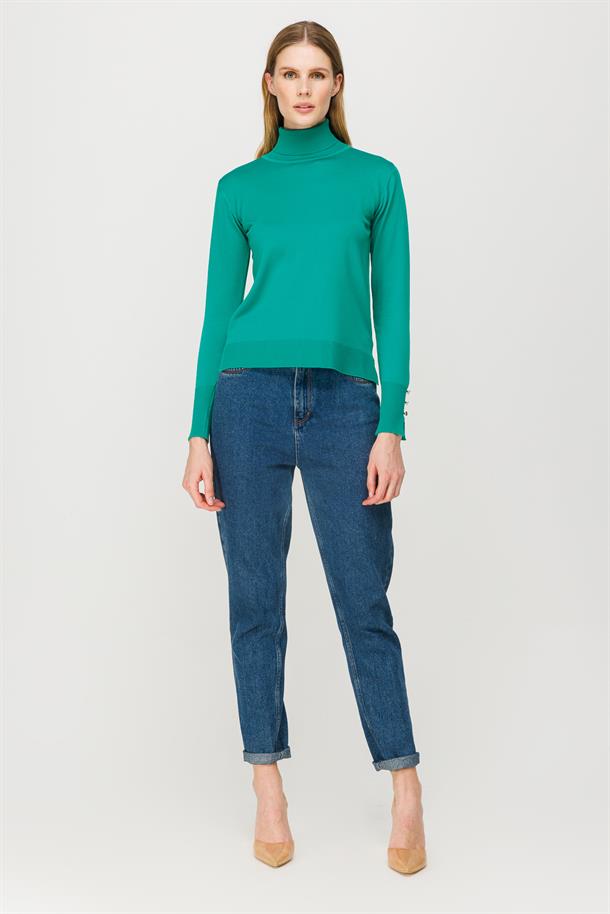 Tam Balıkçı Basic Triko Kazak-BENETTON