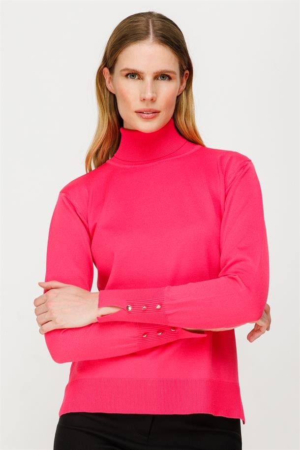 Tam Balıkçı Basic Triko Kazak-FUJYA