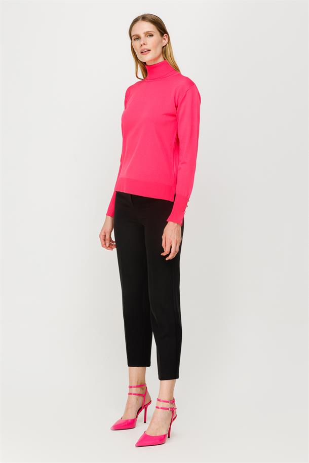 Tam Balıkçı Basic Triko Kazak-FUJYA