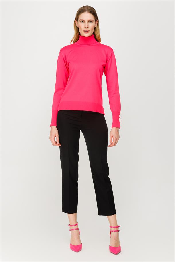 Tam Balıkçı Basic Triko Kazak-FUJYA