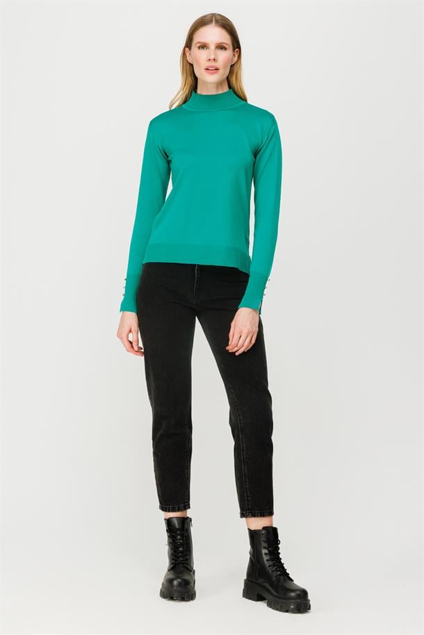 Yarım Balıkçı Basic Triko Kazak-BENETTON