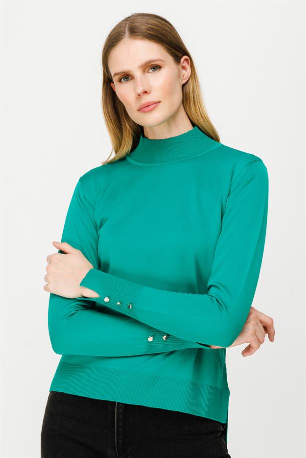 Yarım Balıkçı Basic Triko Kazak-BENETTON