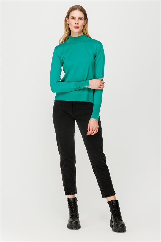 Yarım Balıkçı Basic Triko Kazak-BENETTON