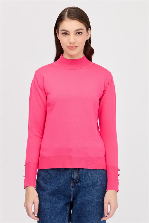 Yarım Balıkçı Basic Triko Kazak-FUJYA