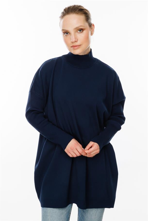 Yarım Balıkçı Triko Tunik-LACI