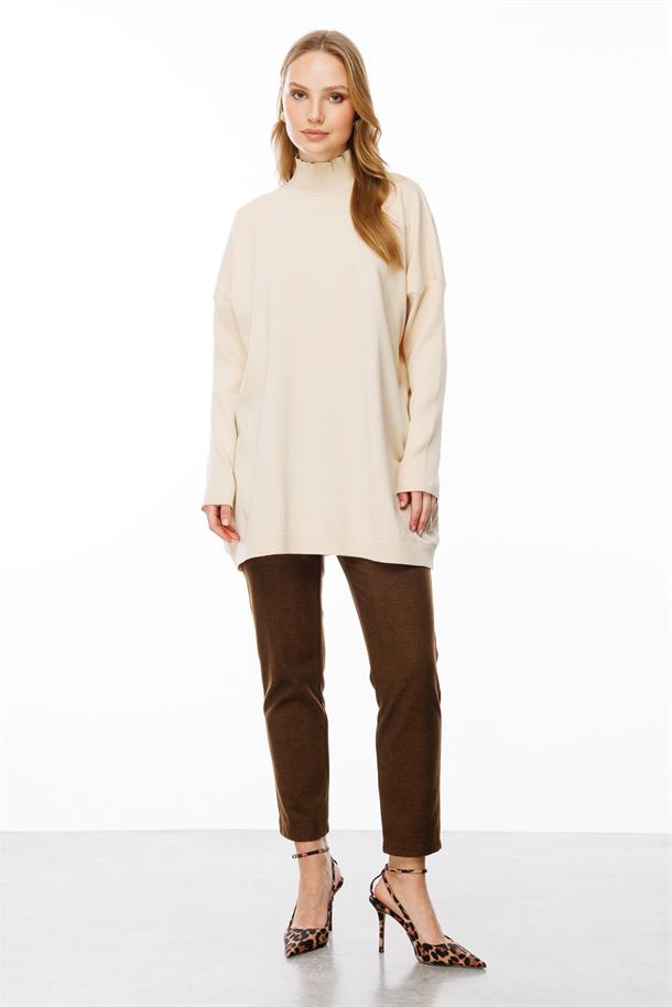 Yarım Balıkçı Triko Tunik-TEN