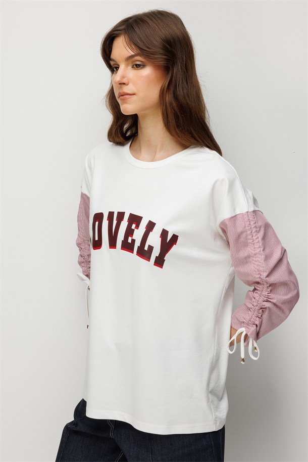 Yazı Detaylı Modal Bluz-BORDO