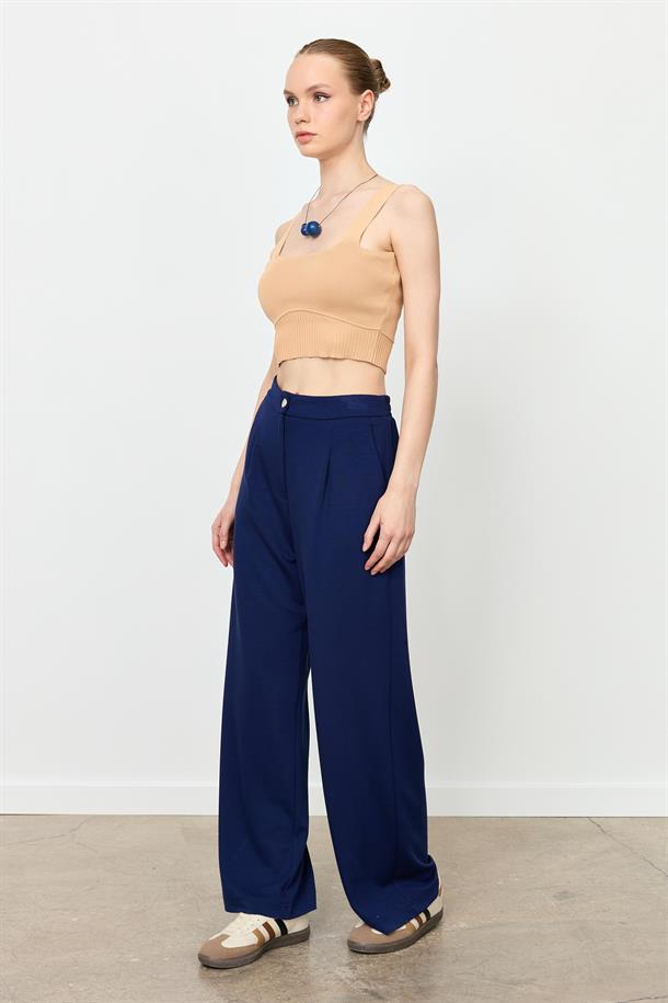 Yüksek Bel Modal Pantolon-LACI