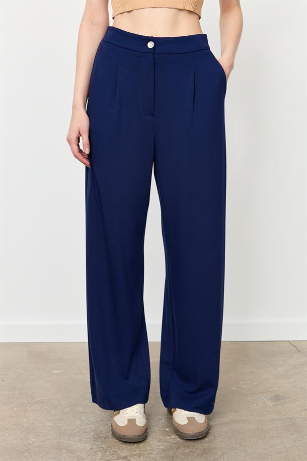 Yüksek Bel Modal Pantolon-LACI