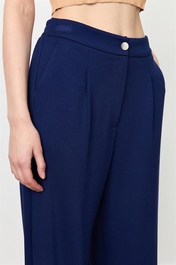 Yüksek Bel Modal Pantolon-LACI