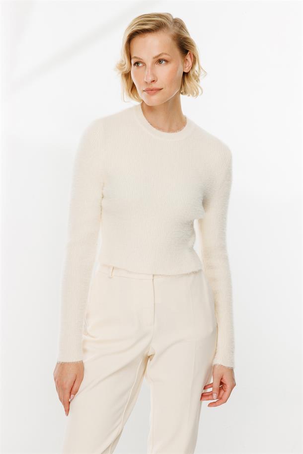 Yumoş Spor Triko Kazak-EKRU