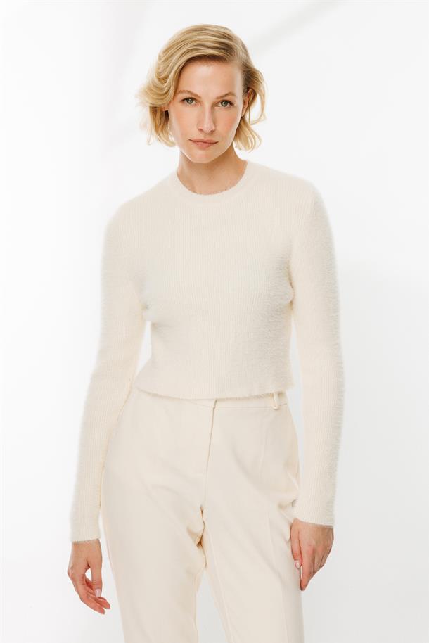 Yumoş Spor Triko Kazak-EKRU