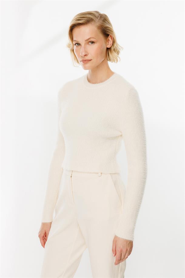 Yumoş Spor Triko Kazak-EKRU