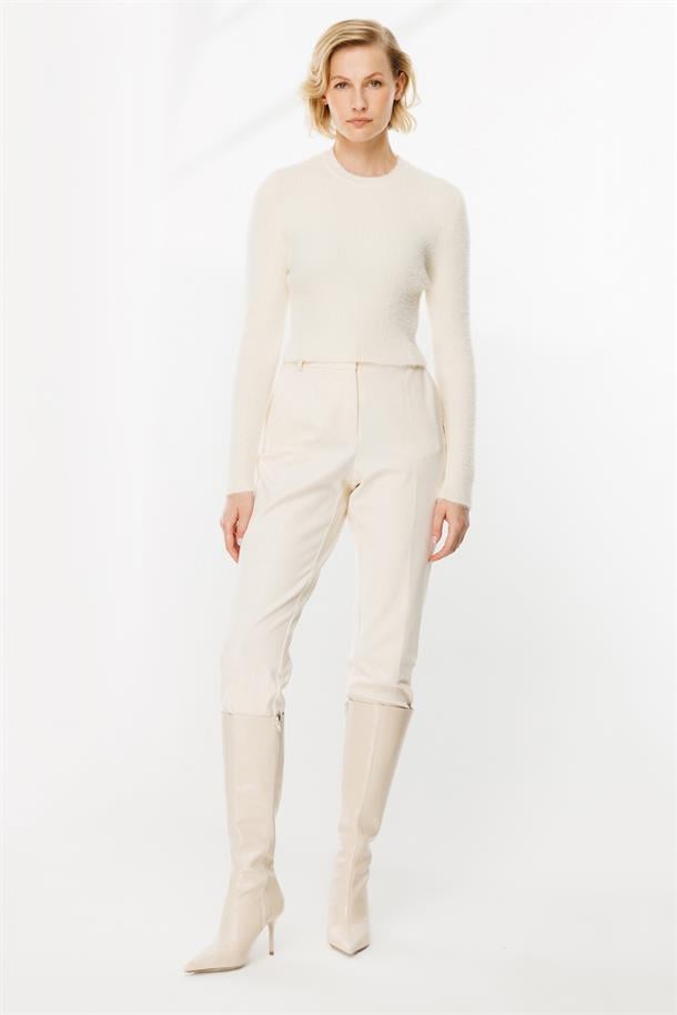 Yumoş Spor Triko Kazak-EKRU