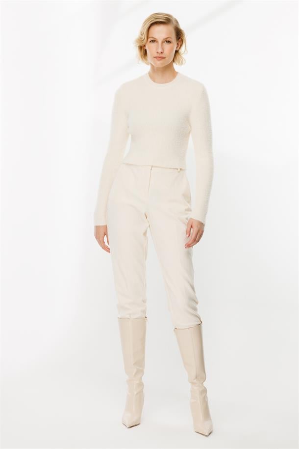 Yumoş Spor Triko Kazak-EKRU