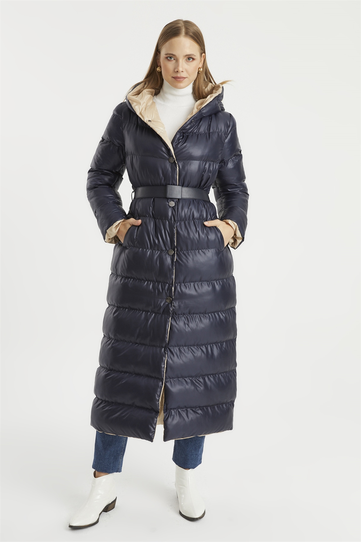 Puffer Belted Coat