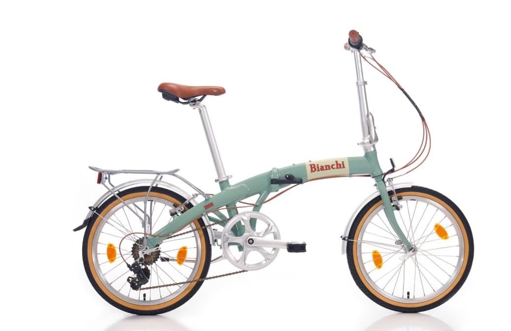 Bianchi Folding Vintage Katlanır Bisiklet Celeste