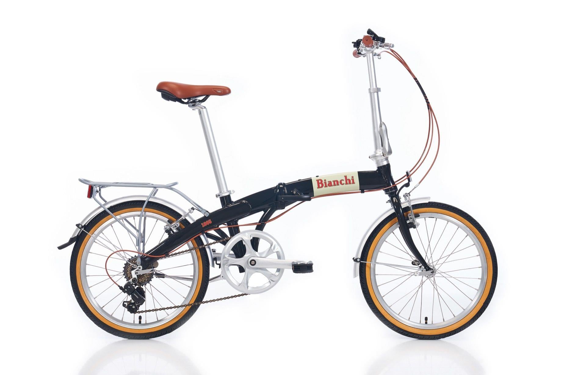 Bianchi Folding Vintage Katlanır Bisiklet Siyah