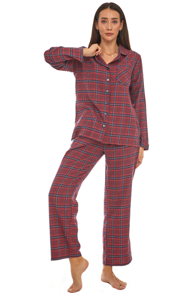 Newbutix.com | Pazen Bordo Pijama Takımı