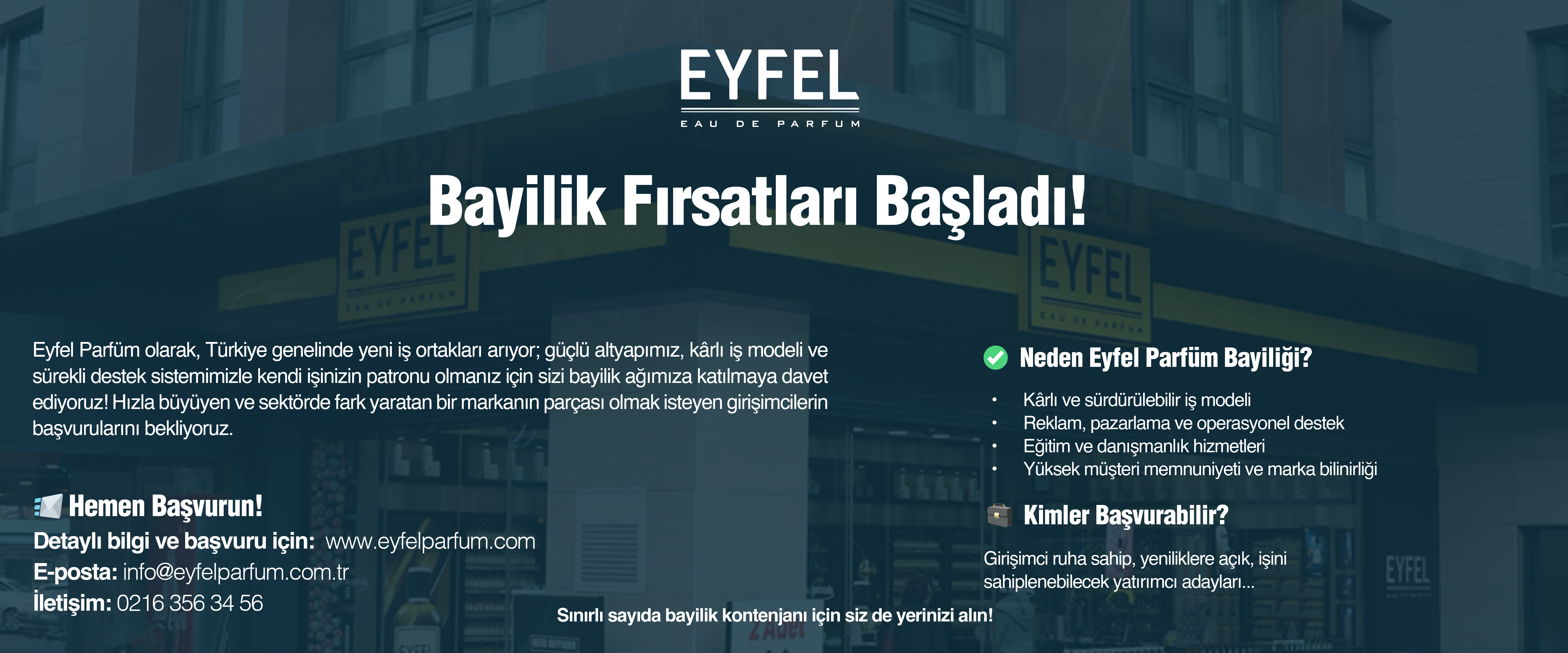 BAYİLİK FIRSATI BAŞLADI
