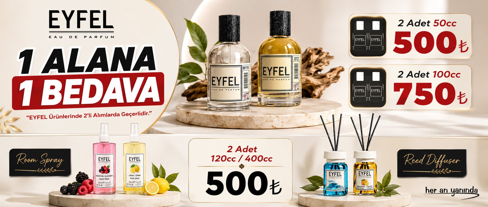BİR ALANA BİE BEDAVA KAMPANYASI