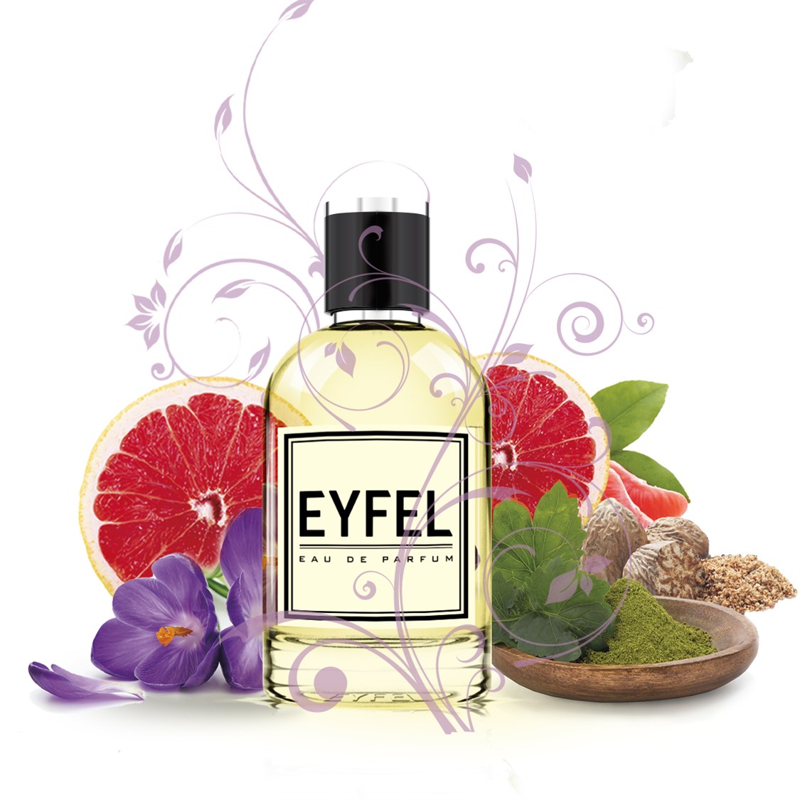 Eyfel eau de parfum. Eyfel w188. Merry me Eyfel PNG.