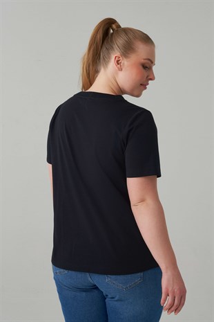MURPHY yuvarlak Yaka Basic Kısa Kollu Kadın T-shirt