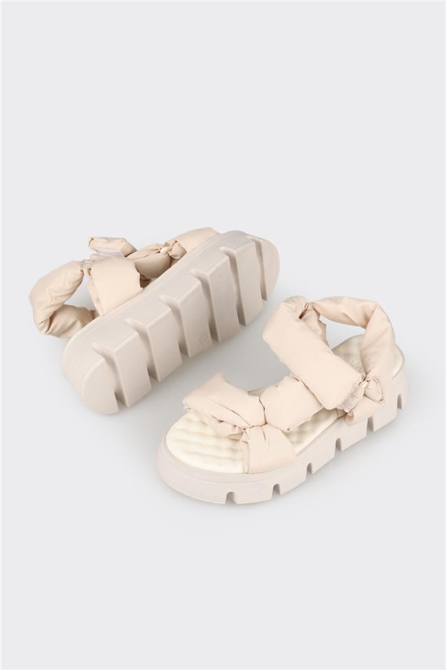 Bej Kadın Spor Sandalet