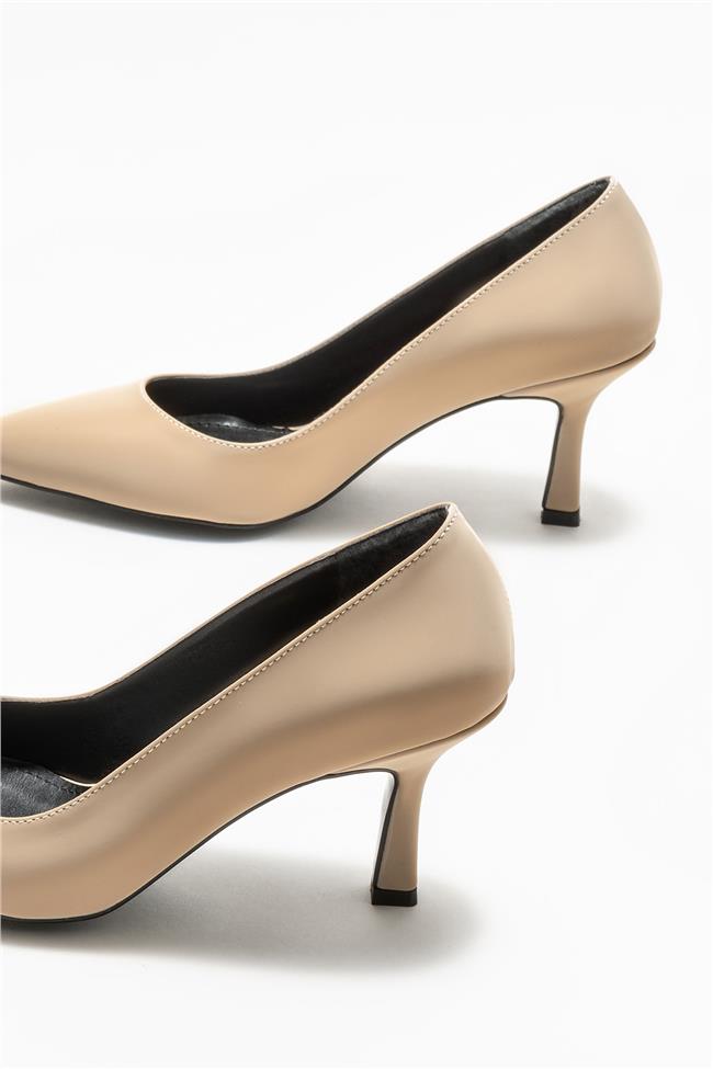 Bej Kadın Stiletto
