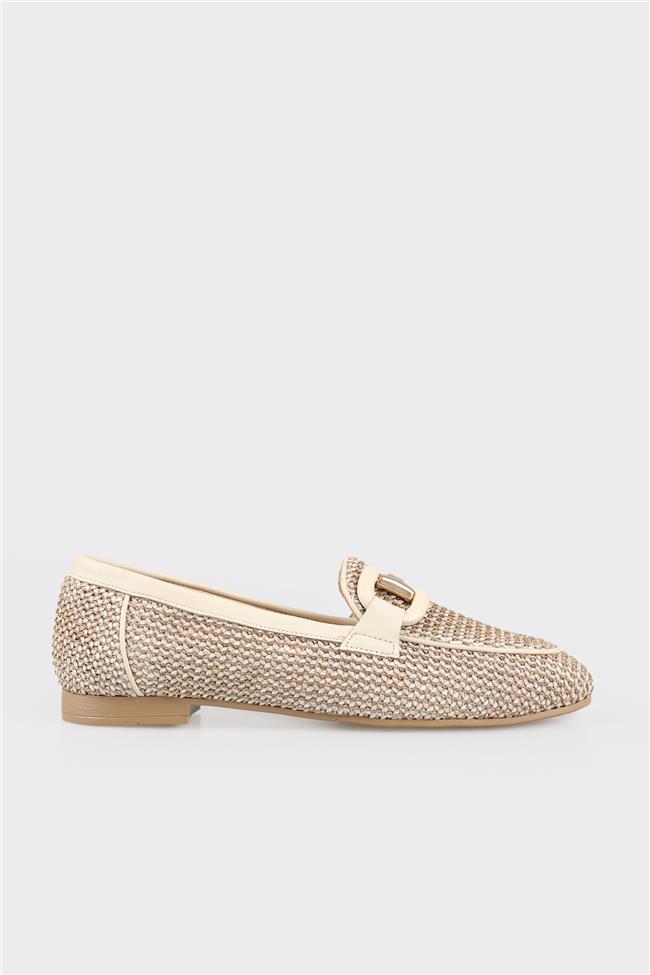 Naturel Kadın Loafer