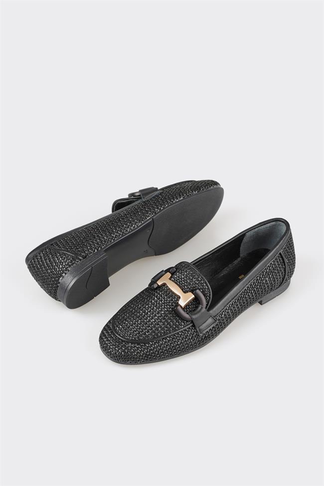 Siyah Kadın Loafer