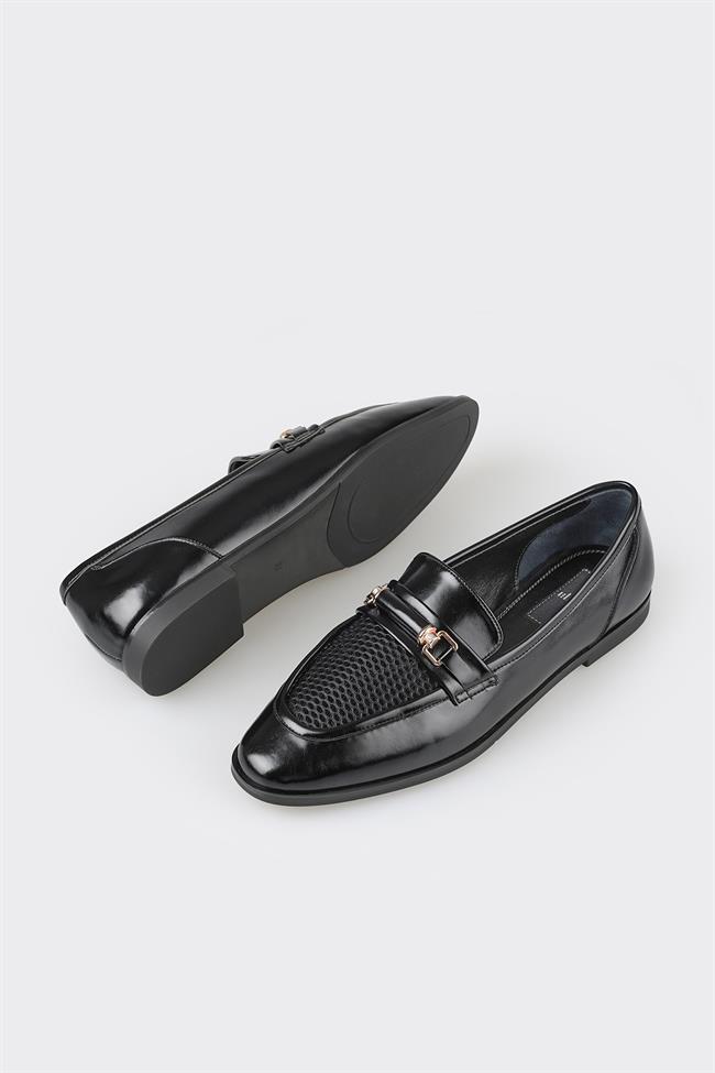 Siyah Kadın Loafer