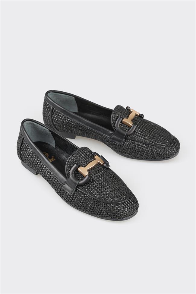 Siyah Kadın Loafer