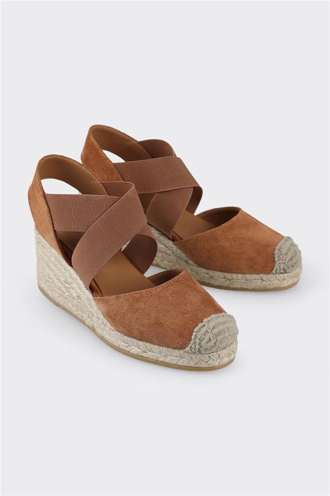 Taba Deri Kadın Espadril