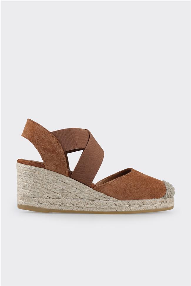 Taba Deri Kadın Espadril