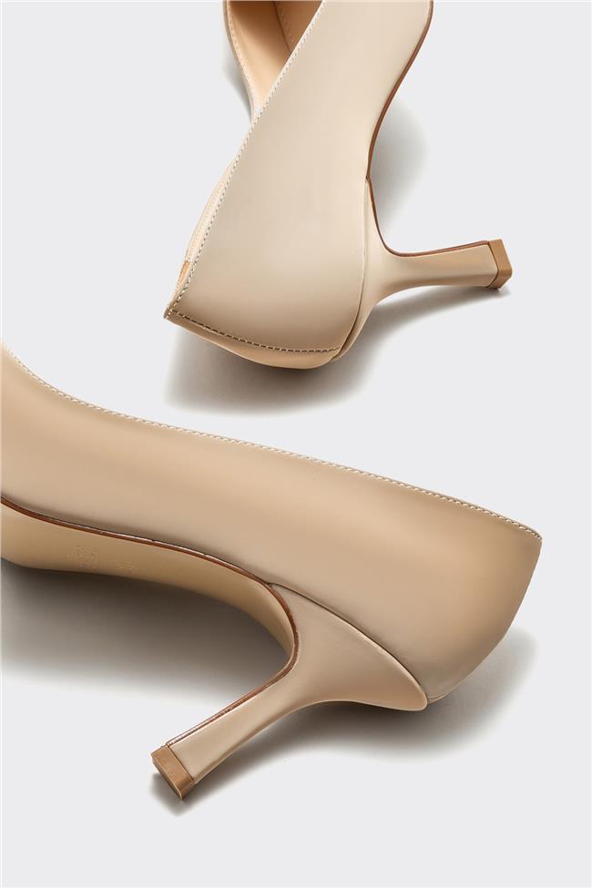 Bej Kadın Stiletto