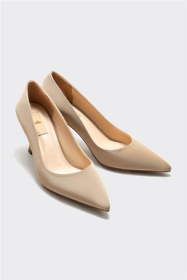 Bej Kadın Stiletto