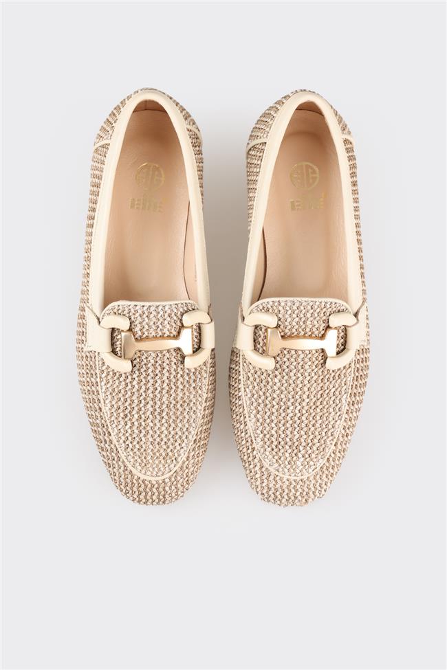 Naturel Kadın Loafer
