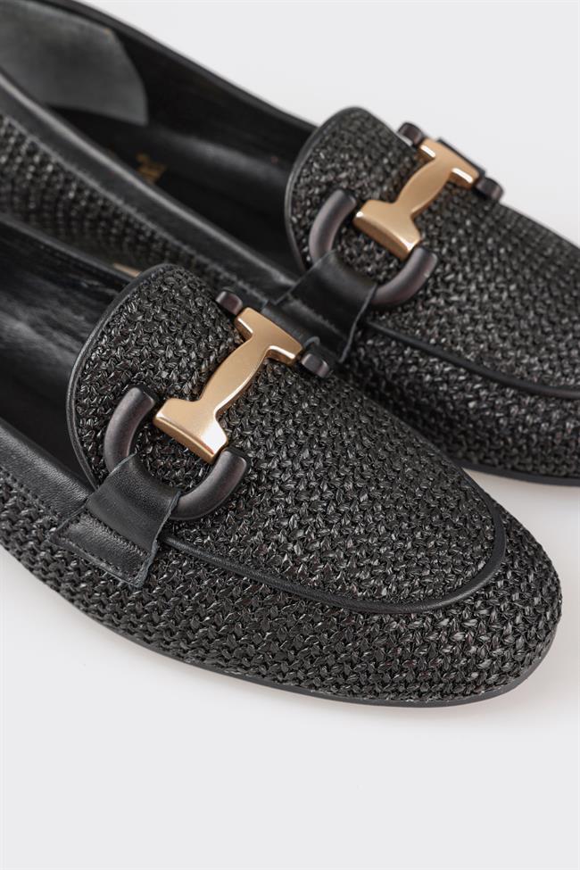 Siyah Kadın Loafer