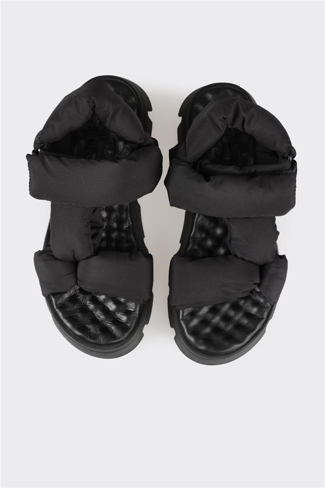 Siyah Kadın Spor Sandalet