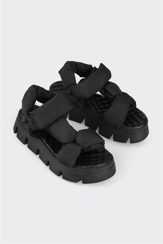 Siyah Kadın Spor Sandalet
