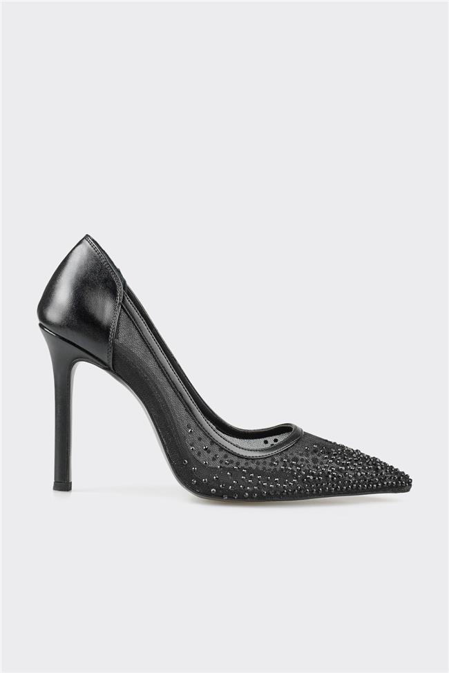 Siyah Kadın Stiletto