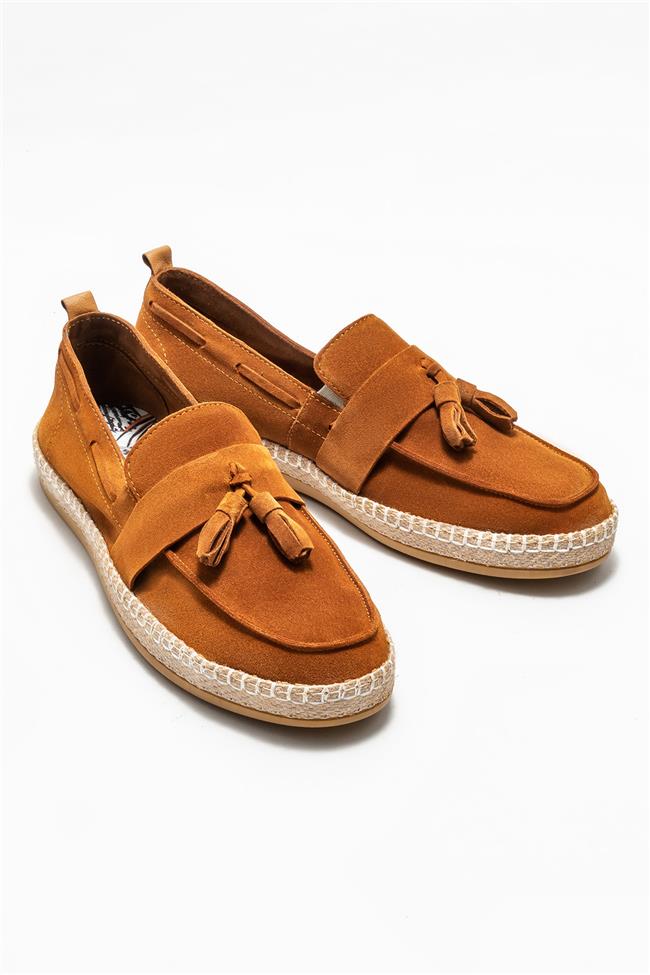 Taba Deri Erkek Espadril