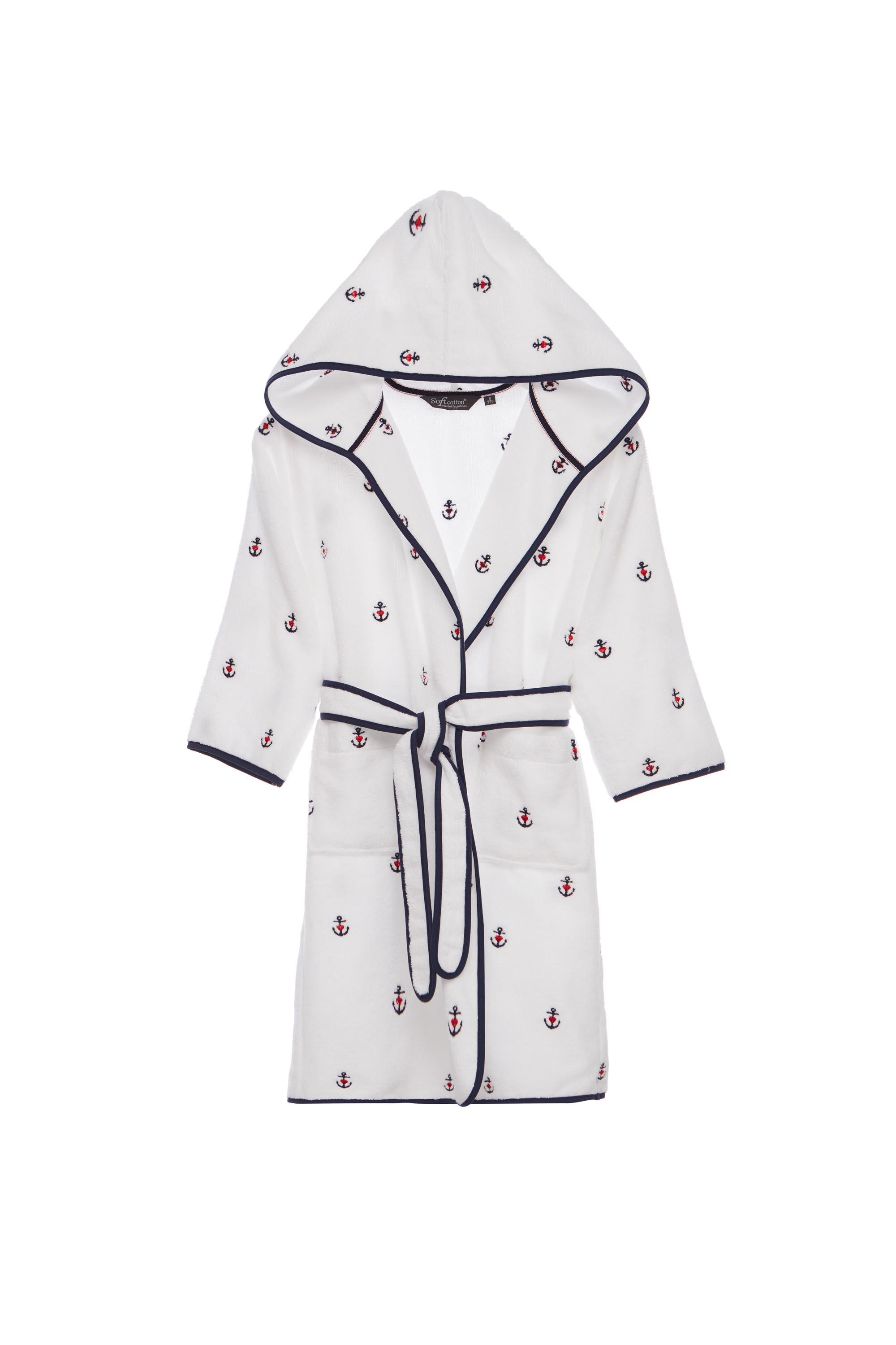 MARİNE COCUK BORNOZ 10Y BEYAZ 10