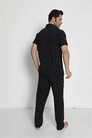 9409 МУЖСКАЯ ПИЖАМА НА ПУГОВИЦАХ 