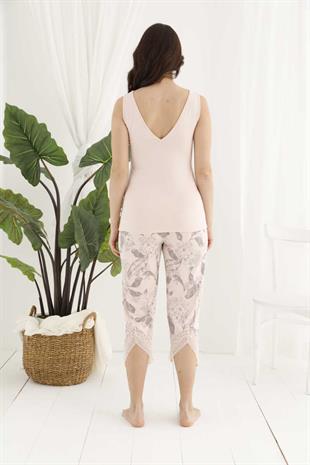 13550 ЖЕНСКАЯ ПИЖАМА С КАПРИ